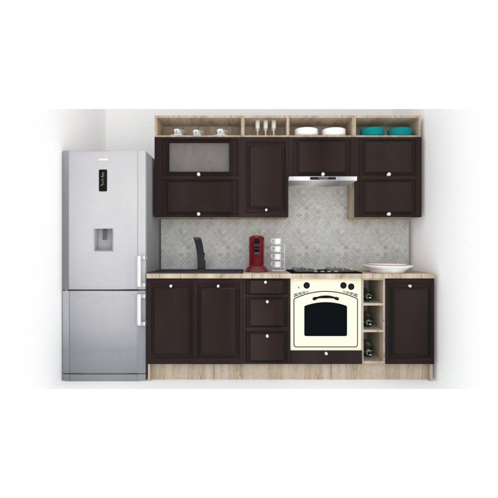 Bucatarie LEEA ART FRONT MDF SPARX 240A K002 / decor 244