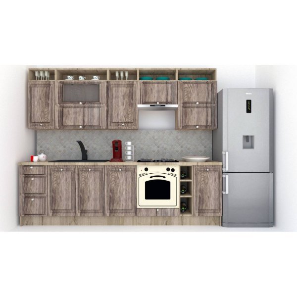 Bucatarie LEEA ART FRONT MDF OLDER 280 K002 / decor 213