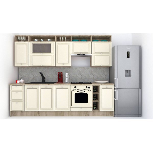 Bucatarie LEEA ART FRONT MDF PORTAL 280 K002 / decor 242