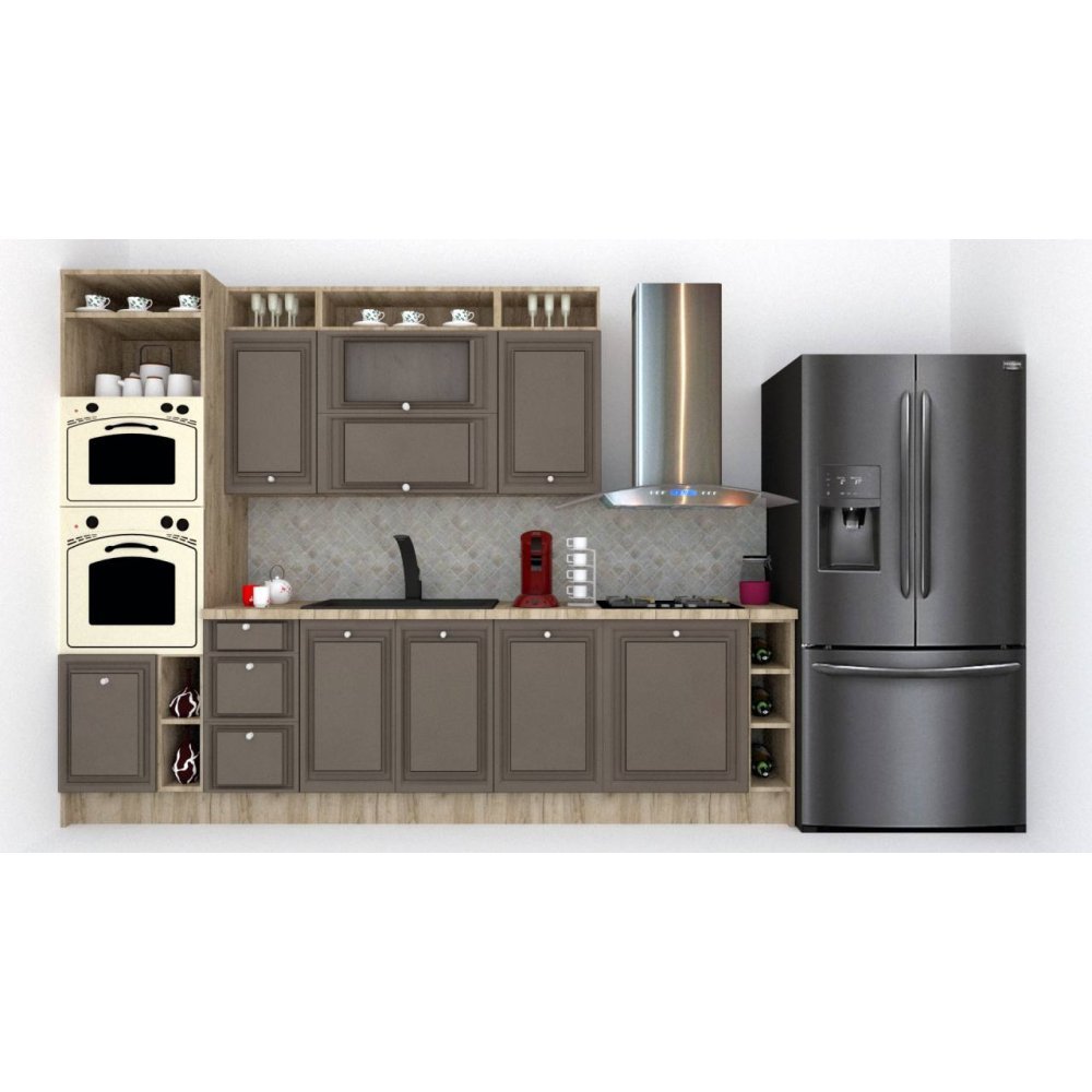 Bucatarie LEEA ART FRONT MDF PORTAL 300A K002 / decor 218 Bucatarie LEEA ART FRONT MDF PORTAL 300A K002 / decor 218