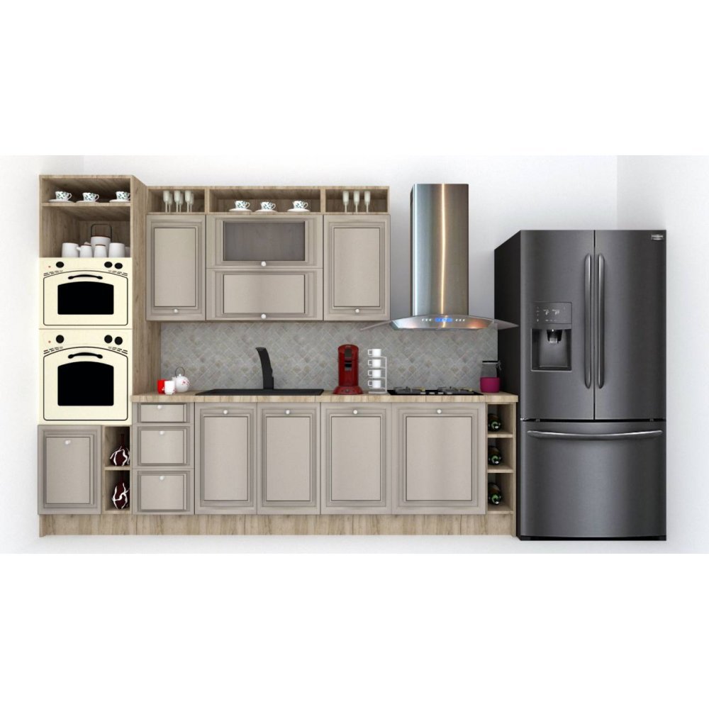 Bucatarie LEEA ART FRONT MDF PORTAL 300A K002 / decor 227