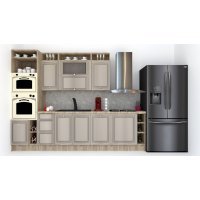 Bucatarie LEEA ART FRONT MDF PORTAL 300A K002 / decor 227