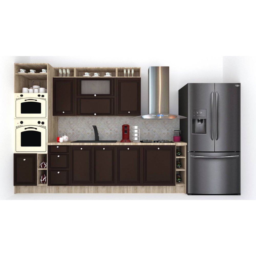 Bucatarie LEEA ART FRONT MDF PORTAL 300A K002 / decor 244