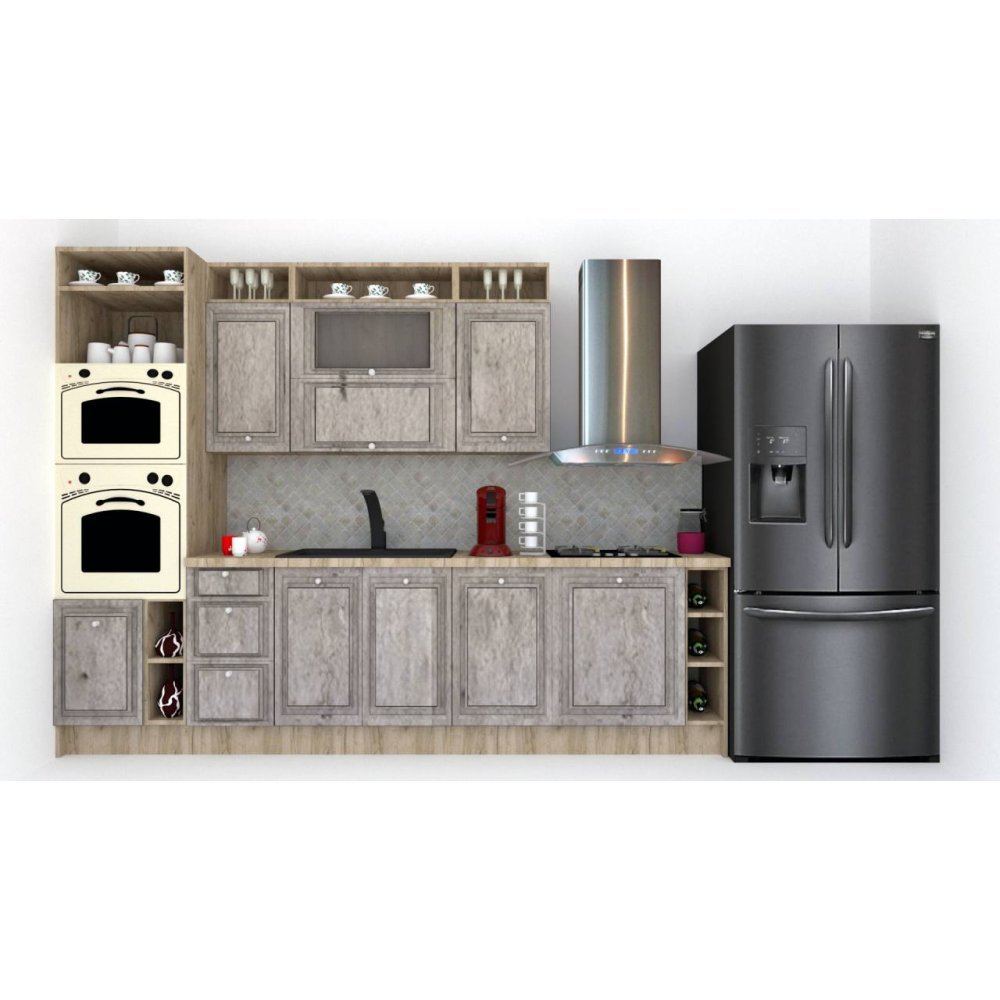 Bucatarie LEEA ART FRONT MDF PORTAL 300A K002 / decor 246 Bucatarie LEEA ART FRONT MDF PORTAL 300A K002 / decor 246