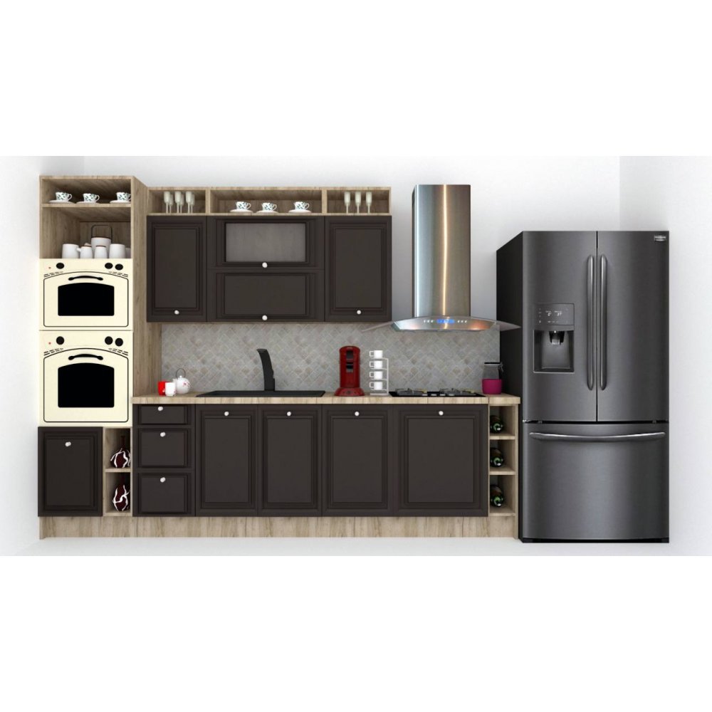Bucatarie LEEA ART FRONT MDF PORTAL 300A K002 / decor 258