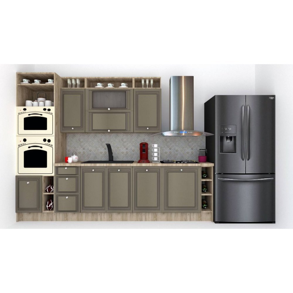 Bucatarie LEEA ART FRONT MDF PORTAL 300A K002 / decor 265