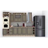 Bucatarie LEEA ART FRONT MDF PORTAL 300A K002 / decor 265