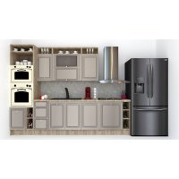 Bucatarie LEEA ART FRONT MDF ROSA 300A K002 / decor 210