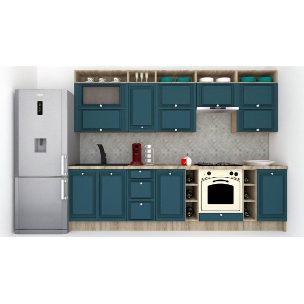 Bucatarie LEEA ART FRONT MDF OLDER 300B K002 / decor 259