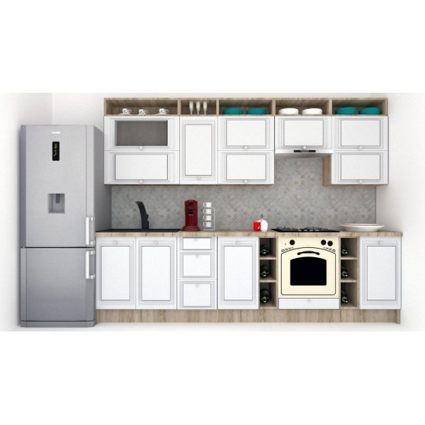 Bucatarie LEEA ART FRONT MDF REGULARNY 300B K002 / decor 263