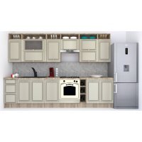 Bucatarie LEEA ART FRONT MDF OLDER 320A K002 / decor 161
