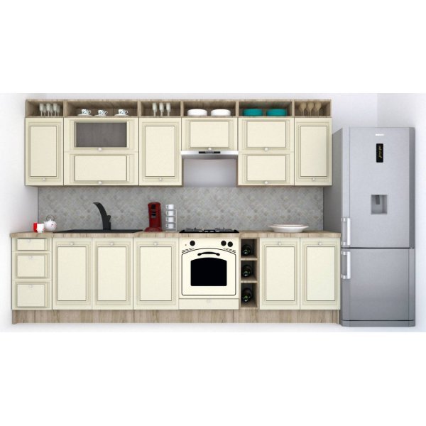 Bucatarie LEEA ART FRONT MDF OLDER 320A K002 / decor 232