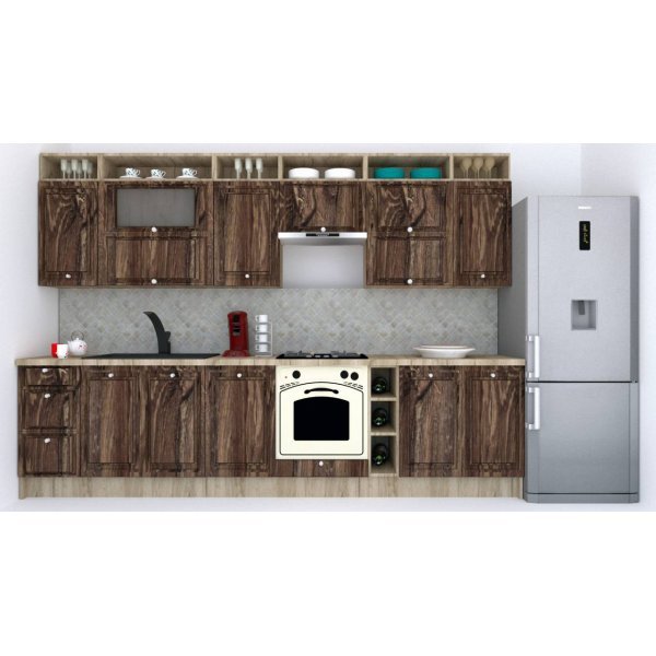 Bucatarie LEEA ART FRONT MDF OLDER 320A K002 / decor 264