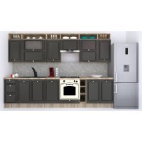 Bucatarie LEEA ART FRONT MDF OLDER 320A K002 / decor 266
