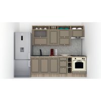 Bucatarie LEEA ART FRONT MDF CANYON 240B K002 / decor 200