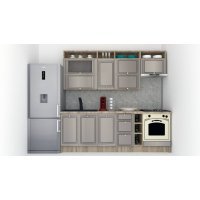 Bucatarie LEEA ART FRONT MDF CANYON 240B K002 / decor 210