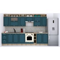 Bucatarie LEEA ART FRONT MDF ROSA 320A K002 / decor 259