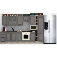 Bucatarie LEEA ART FRONT MDF REGULARNY 320C K002 / decor 265
