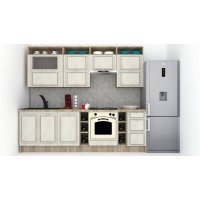 Bucatarie LEEA ART FRONT MDF FRESCO 260 K002 / decor 102