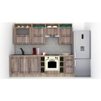 Bucatarie LEEA ART FRONT MDF SPARX 260 K002 / decor 213