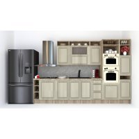 Bucatarie LEEA ART FRONT MDF OLDER 340A DR. K002 / decor 161