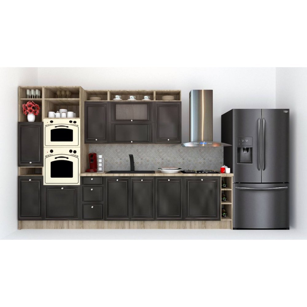 Bucatarie LEEA ART FRONT MDF OLDER 340A ST. K002 / decor 266 Bucatarie LEEA ART FRONT MDF OLDER 340A ST. K002 / decor 266