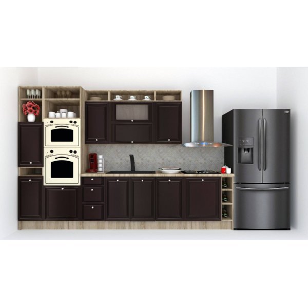 Bucatarie LEEA ART FRONT MDF ROSA 340A ST. K002 / decor 225