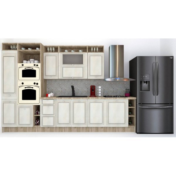 Bucatarie LEEA ART FRONT MDF PORTAL 340B K002 / decor 102