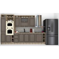 Bucatarie LEEA ART FRONT MDF REGULARNY 340B K002 / decor 218