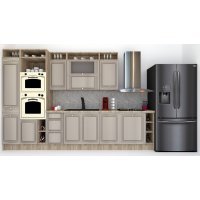 Bucatarie LEEA ART FRONT MDF REGULARNY 340B K002 / decor 227