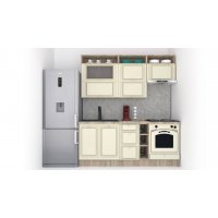 Bucatarie LEEA ART FRONT MDF SPARX 200 K002 / decor 232