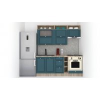 Bucatarie LEEA ART FRONT MDF SPARX 200 K002 / decor 259