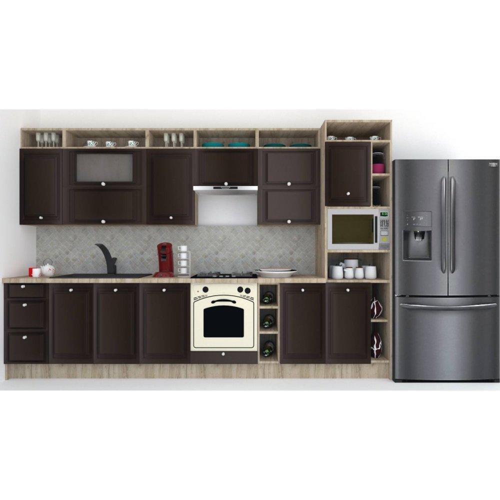 Bucatarie LEEA ART FRONT MDF REGULARNY 340C K002 / decor 176