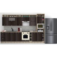 Bucatarie LEEA ART FRONT MDF REGULARNY 340C K002 / decor 176