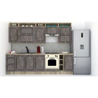 Bucatarie LEEA ART FRONT MDF SPARX 280 K002 / decor 247