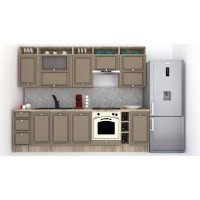 Bucatarie LEEA ART FRONT MDF STILE 280 K002 / decor 200 Bucatarie LEEA ART FRONT MDF STILE 280 K002 / decor 200