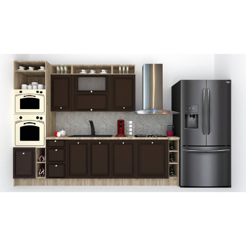 Bucatarie LEEA ART FRONT MDF CANYON 300A K002 / decor 176