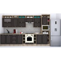 Bucatarie LEEA ART FRONT MDF PORTAL 360 K002 / decor 258