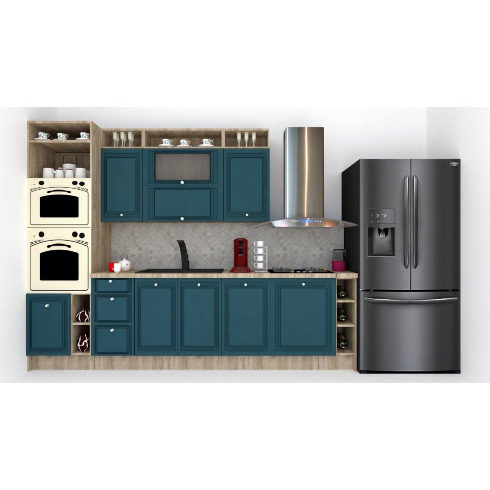 Bucatarie LEEA ART FRONT MDF CANYON 300A K002 / decor 259