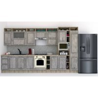 Bucatarie LEEA ART FRONT MDF PORTAL 380 K002 / decor 246