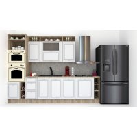 Bucatarie LEEA ART FRONT MDF SPARX 300A K002 / decor 263
