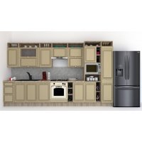 Bucatarie LEEA ART FRONT MDF REGULARNY 380 K002 / decor 243