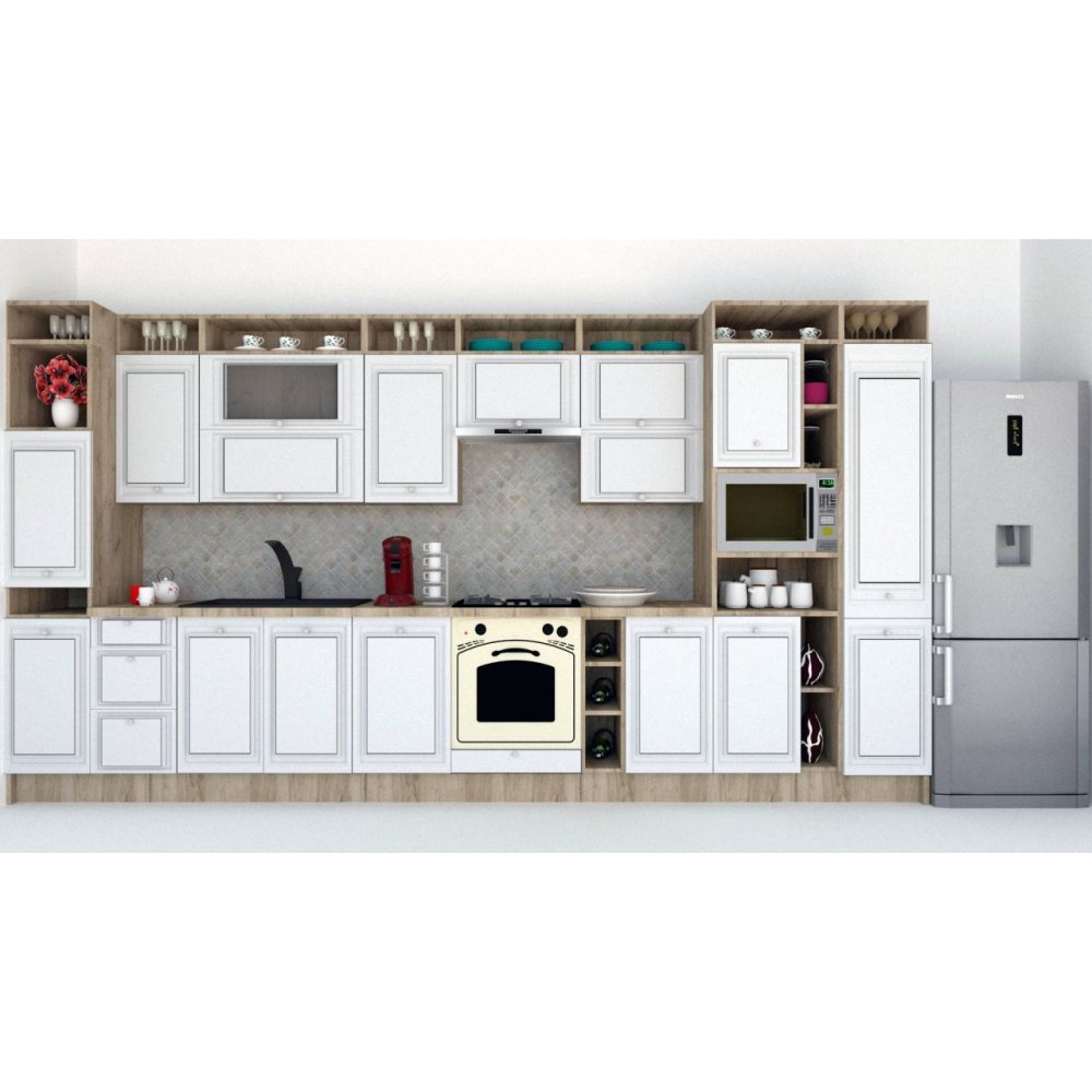 Bucatarie LEEA ART FRONT MDF PORTAL 420 K002 / decor 263 Bucatarie LEEA ART FRONT MDF PORTAL 420 K002 / decor 263