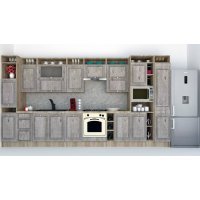Bucatarie LEEA ART FRONT MDF REGULARNY 420 K002 / decor 246