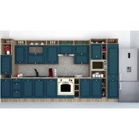 Bucatarie LEEA ART FRONT MDF REGULARNY 420 K002 / decor 259