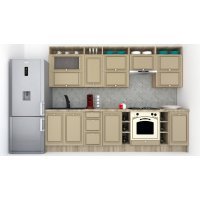 Bucatarie LEEA ART FRONT MDF STILE 300B K002 / decor 243