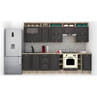 Bucatarie LEEA ART FRONT MDF STILE 300B K002 / decor 266