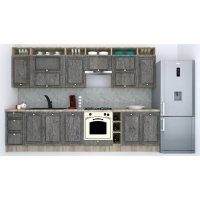 Bucatarie LEEA ART FRONT MDF STILE 320A K002 / decor 247
