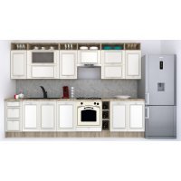 Bucatarie LEEA ART FRONT MDF STILE 320A K002 / decor 242