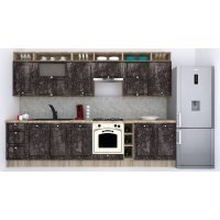Bucatarie LEEA ART FRONT MDF STILE 320A K002 / decor 267